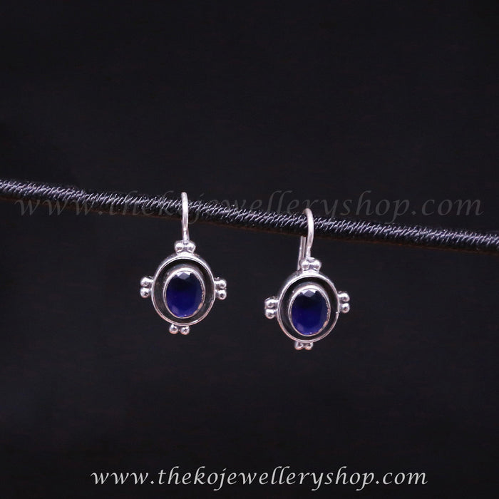 blue stoned elegant jewellery for work