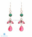 Stylish gemstone earrings with hook for easy wear