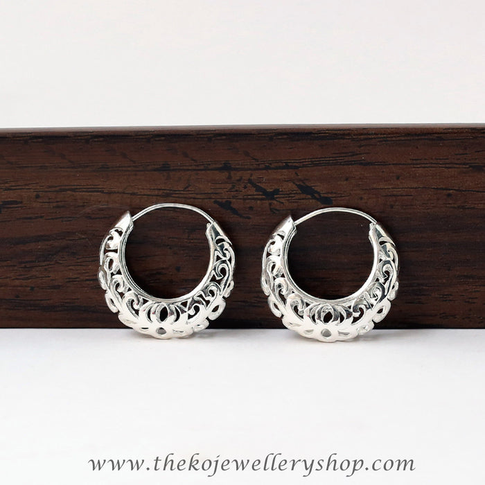 925 sterling silver bali earrings for women