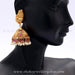 Gold plated silver hand crafted jhumka for women