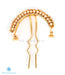 bridal temple jewellery gold dipped hairpin