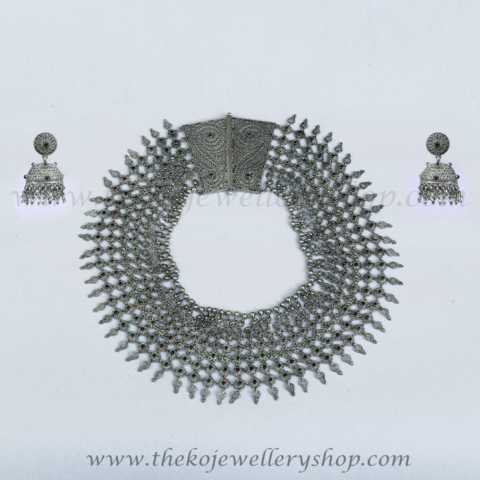 silver necklace for women shop online