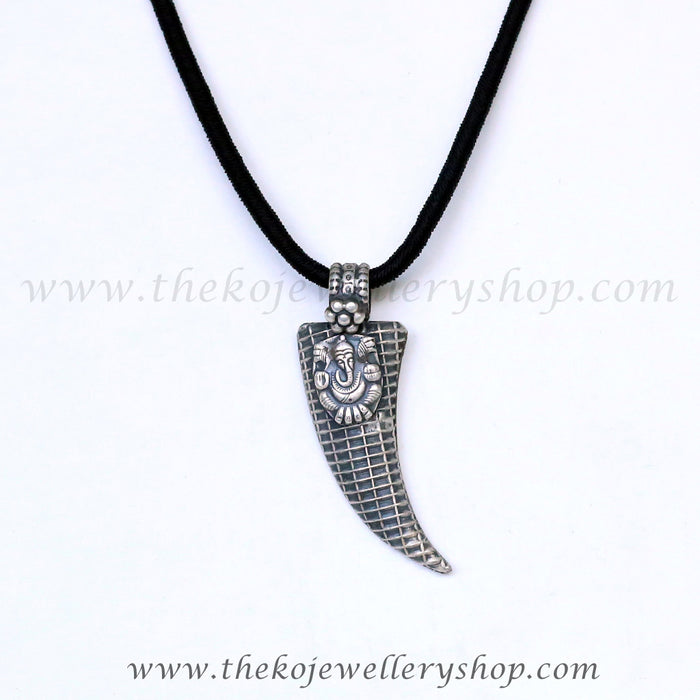 The Swaroop Silver Horn Pendant