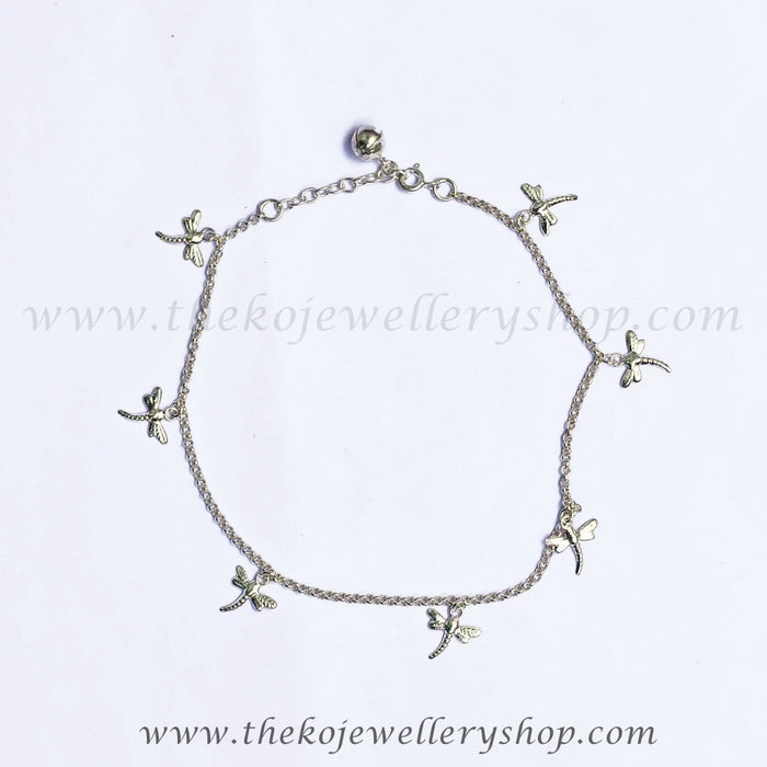 Buy online hand crafted dragonfly anklets for women