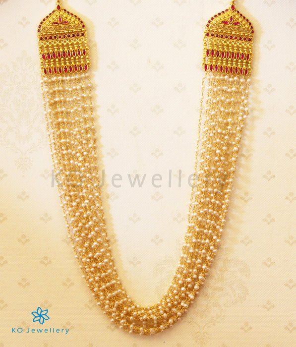 The Katha Silver Layered Pearl Necklace
