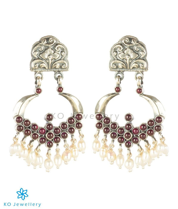 The Rohita Visirimurugu Silver Earrings (Oxidised)