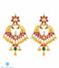 Indian gold plated jadau earrings