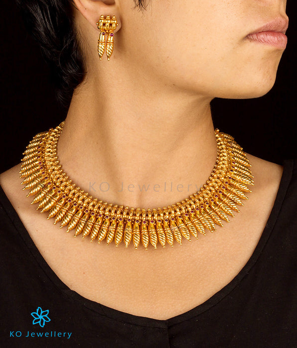 traditional south Indian temple jewellery set