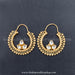 Sterling silver with jadau gold dipped earring shop online 