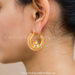 Gold dipped sirver hoops for women buy online 