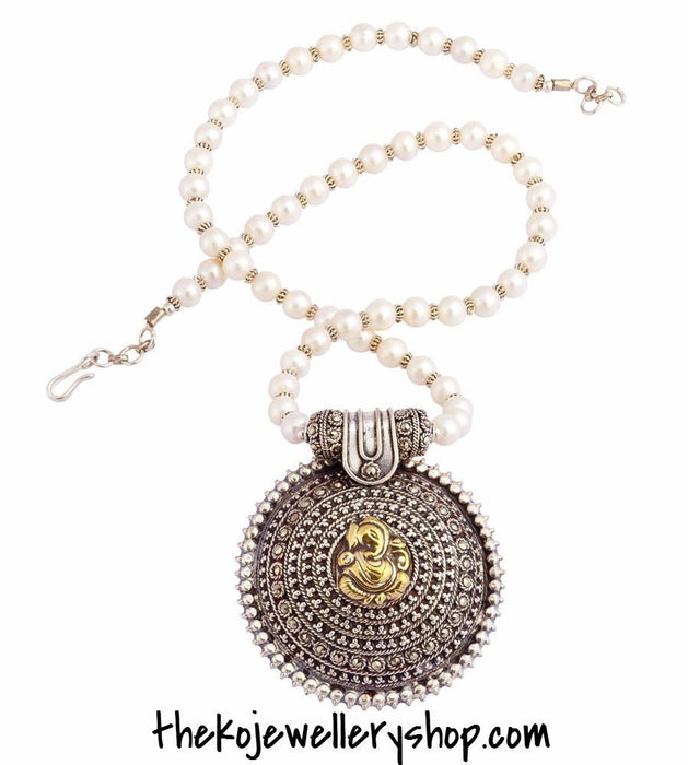 The Ekaakshara Silver Necklace - KO Jewellery