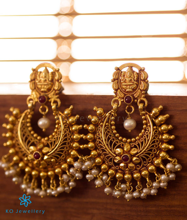 The Asmita Silver Chand-Bali Earrings