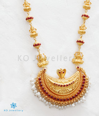 The Ishita Kokkethathi Silver Lakshmi Necklace