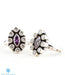 real gemstone jewellery handcrafted light purple toe rings 