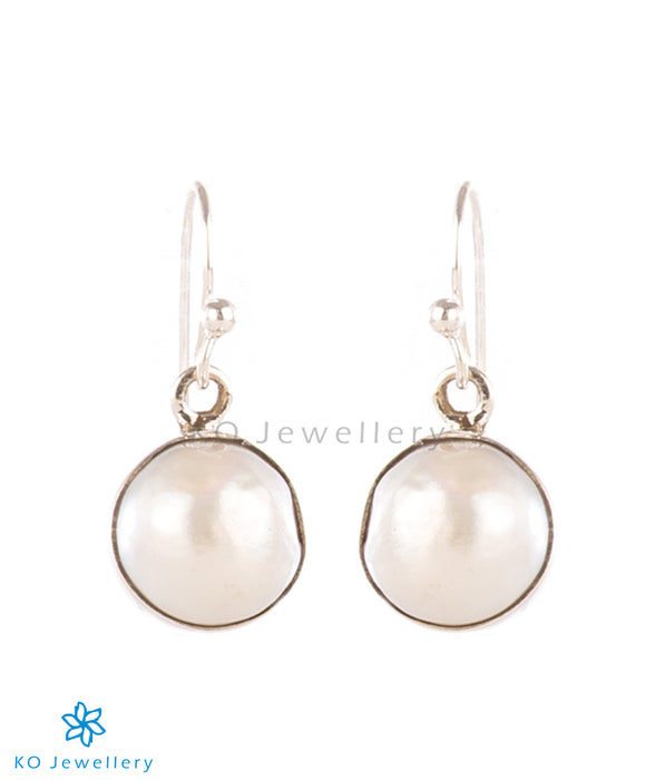 The Induratna Silver Pearl Earrings
