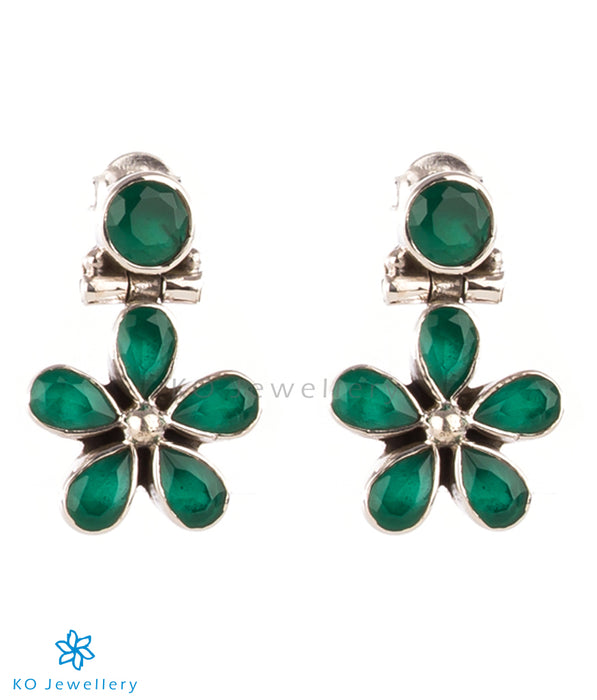 Small and light semi-precious green zircon earrings online shopping