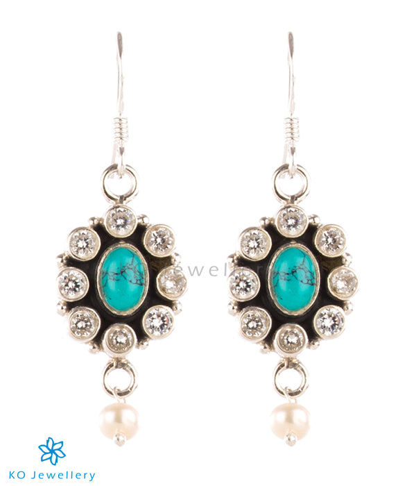 The Yukti Earrings (Turquoise/Pearl)