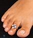 Gorgeous purple toe-ring at KO gemstones online store