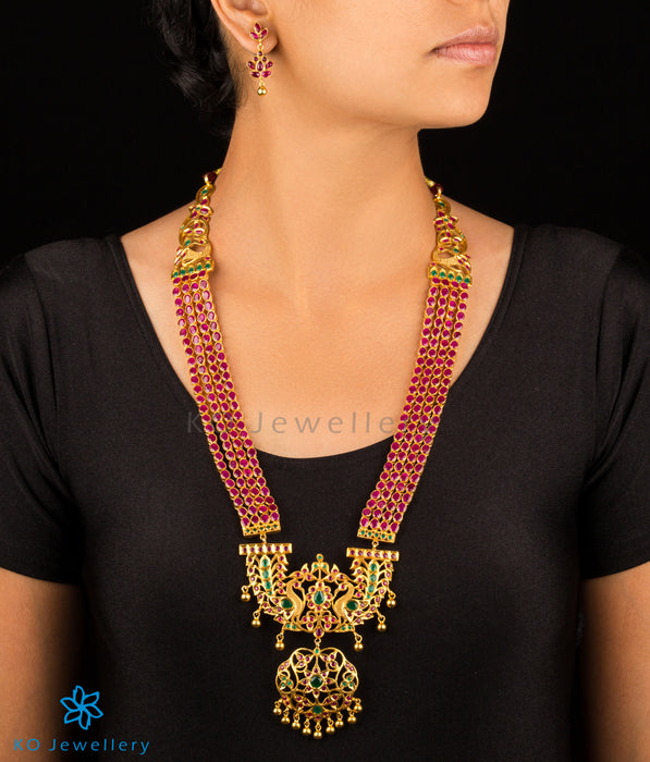 South Indian antique jewellery gold necklace set designs