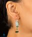 lightweight meenakari jhumka earrings online at KO