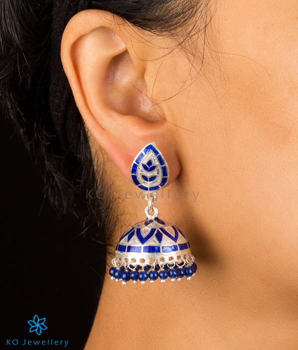 Office-wear meenakari jhumka earrings online