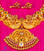Gold plated Indian bridal temple jewelry set online