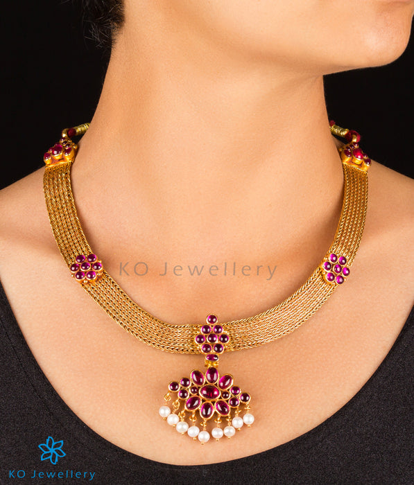 The Virajita Addigai Silver Necklace
