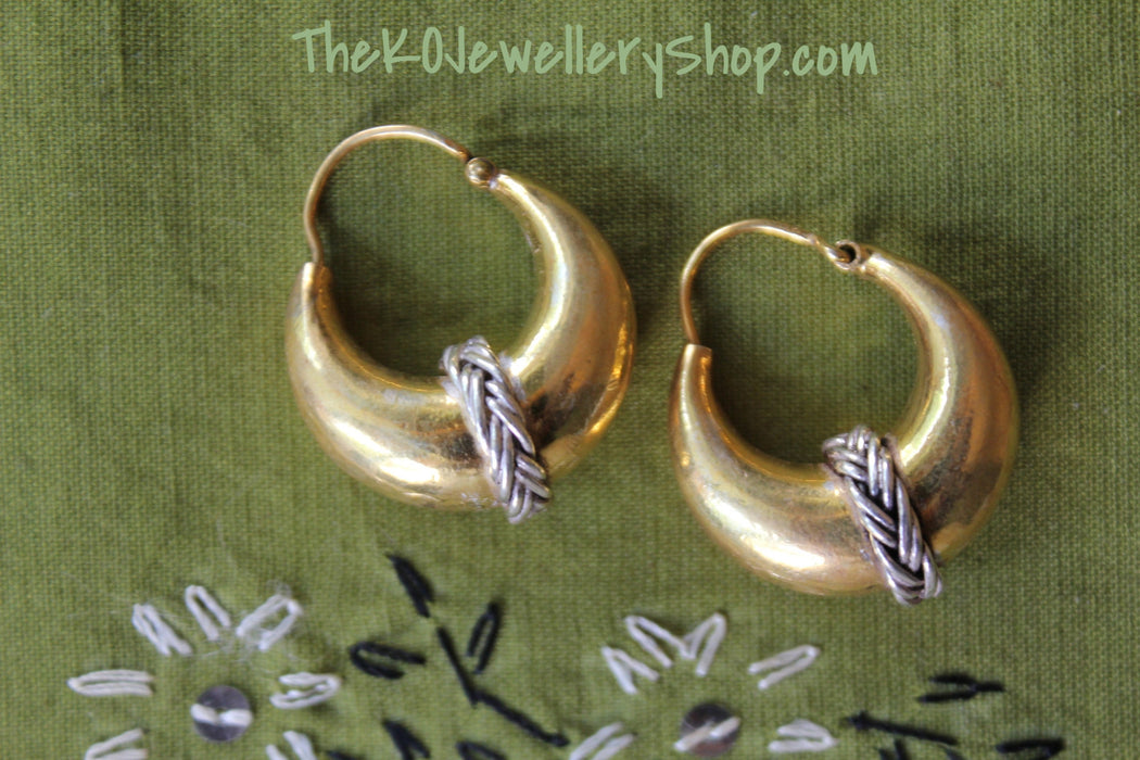 The Dharitri Hoop Earrings