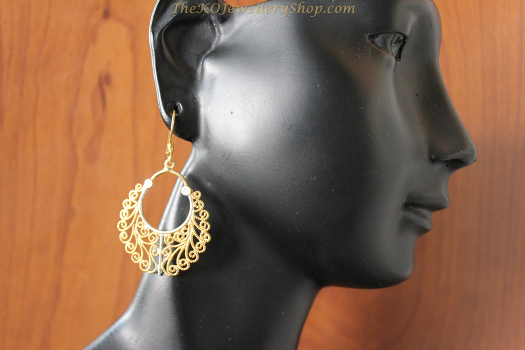 The Ishita Earrings - Gold Finish