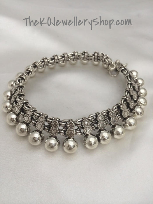 925 pure silver anklets for women shop online
