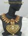 Gold plated silver hand crafted necklace 