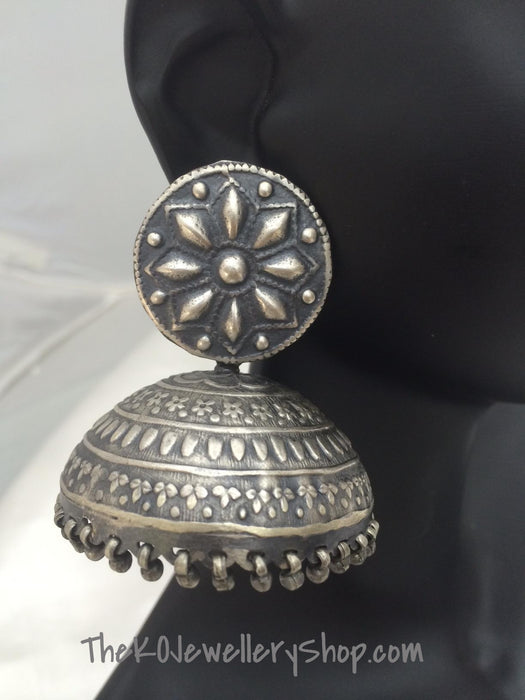 jhumka india ethnic silver jewellery online