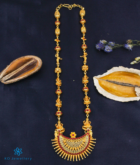 The Isha Kokkethathi Silver Lakshmi Necklace