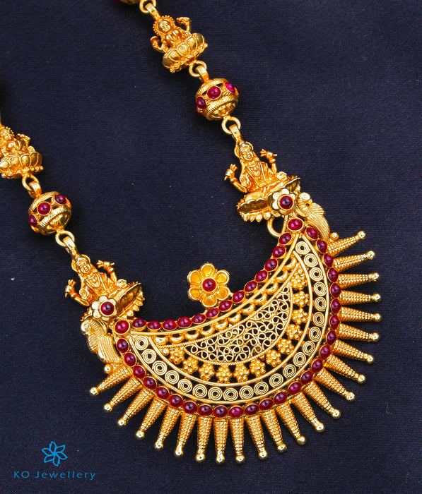 The Isha Kokkethathi Silver Lakshmi Necklace