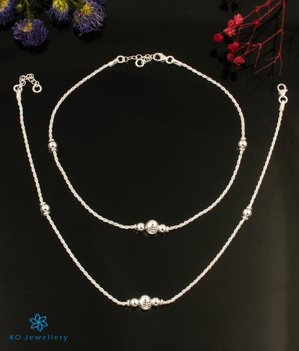 Copy of The Astoria Silver Chain Anklets