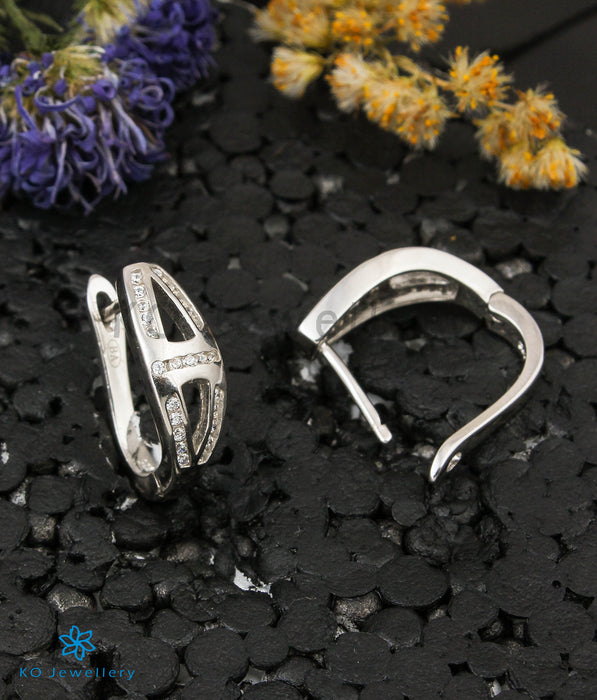 The Leena Silver Hoop Earrings