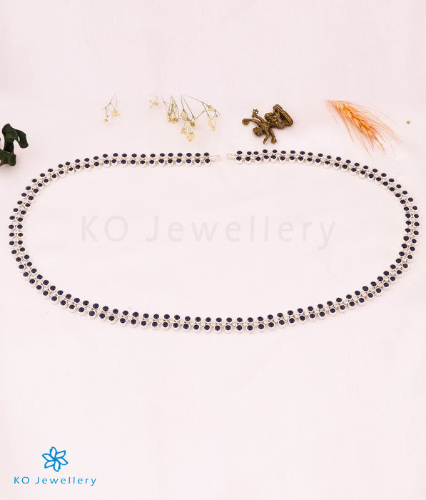 The Nivit Silver Kempu Necklace/Waistbelt