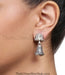 dark antique oxidised peacock sterling silver earrings for women buy online.