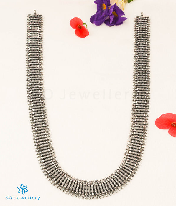 The Pradhva Silver Necklace/Waistbelt (Oxidised)
