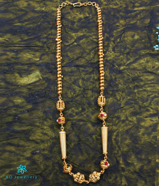 The Parag Silver Navaratna Chain