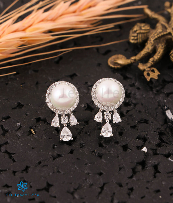 The Pearl Bijoux Silver Earrings