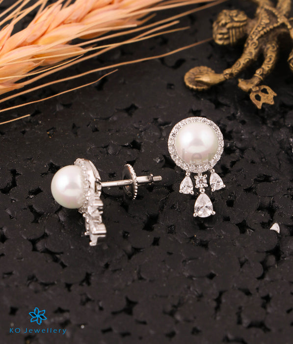 The Pearl Bijoux Silver Earrings