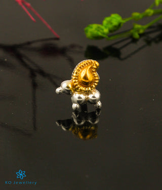 Copy of The Charita Silver Nath/Nose Pin (Piercing)