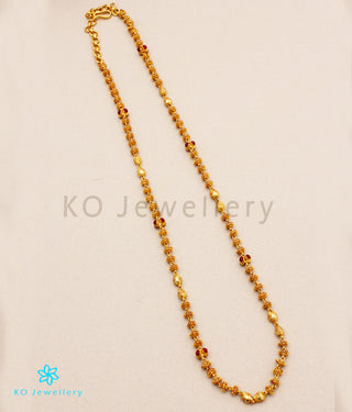 The Tulsi-mala  Kemp Silver Chain