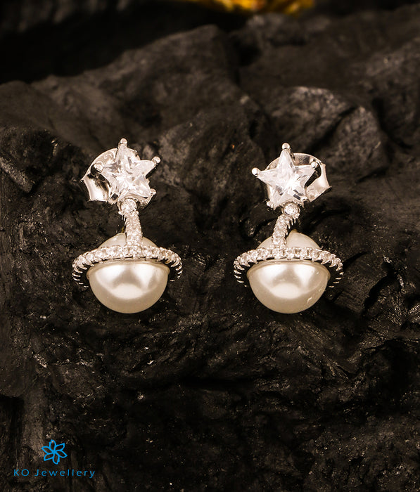 The Pristine Pearl Silver Earrings