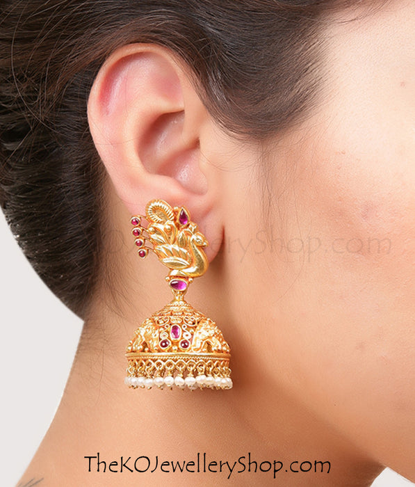 Gold plated temple jewellery online shopping