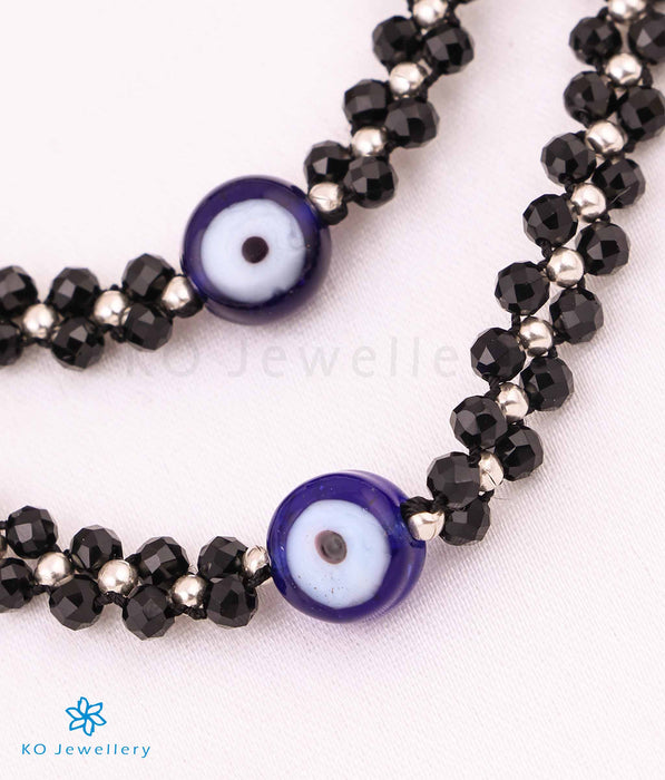 The Damya Evileye Silver Baby/Kids Anklets (6 inches)