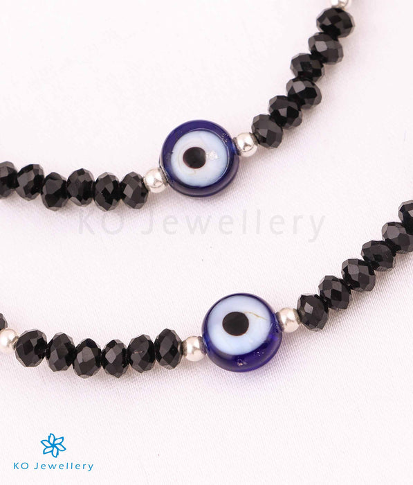 The Pranit Evileye Silver Baby/Kids Anklets or Bracelets(7 inches)