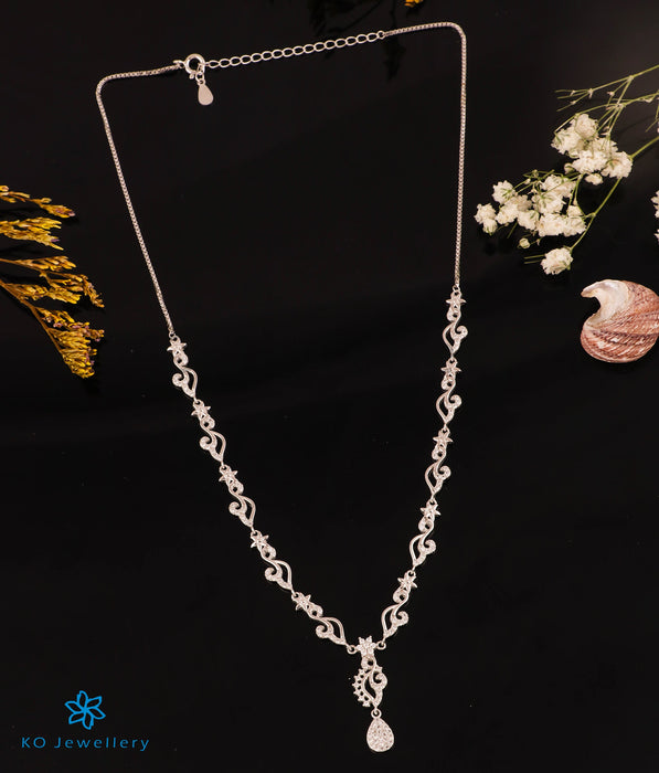 The Dreamy Sparkle Silver Necklace & Earrings