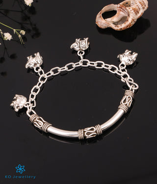 The Playful Elephant Silver Kids Bracelet (1-8 yrs)